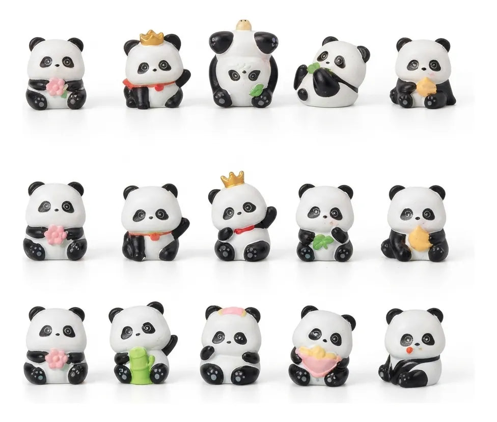 Oso Panda Figura Coleccionable Sorpresa Shine KL282