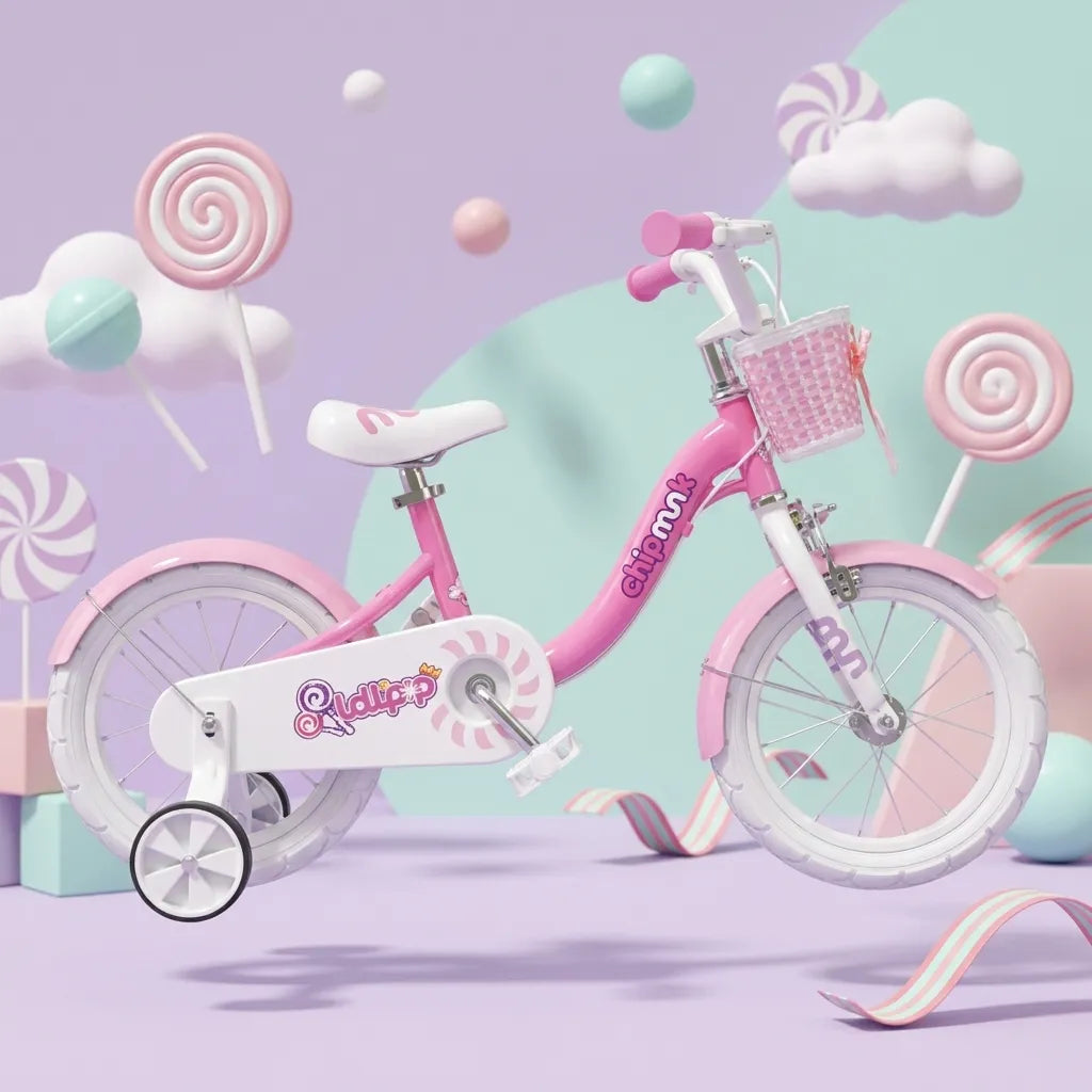Bicicleta Infantil Royal Baby Chipmunk Mm Rosa R16 Cm16-2