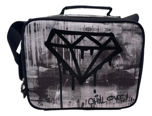 Lunchera Térmica Escolar Chill Out Zykl002 Shine Negro