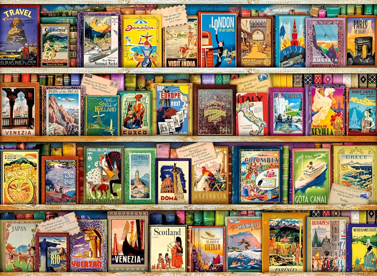Ravensburger Puzzle 500 Pzs Vintage Library 12000507