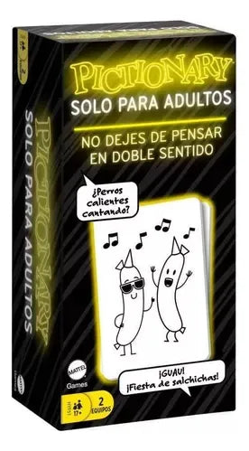 Juego De Mesa Pictionary Solo Para Adultos Hyf51 Mattel