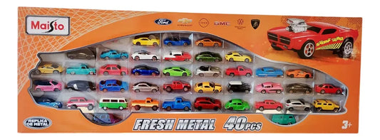 Maisto Fresh Metal Pack 40 Vehiculos Coleccionables 12265