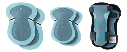 Globber Set De Protección Junior Pastel Blue 541-200 Pastel Blue Xs