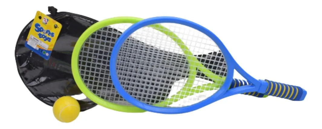 Set Raquetas Con Pelota 1859248 Shine Azul