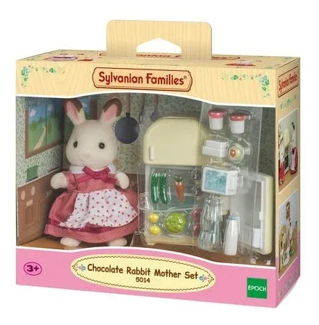 Sylvanian Mama Conejo Chocolate Con Set De Heladera 5014sy