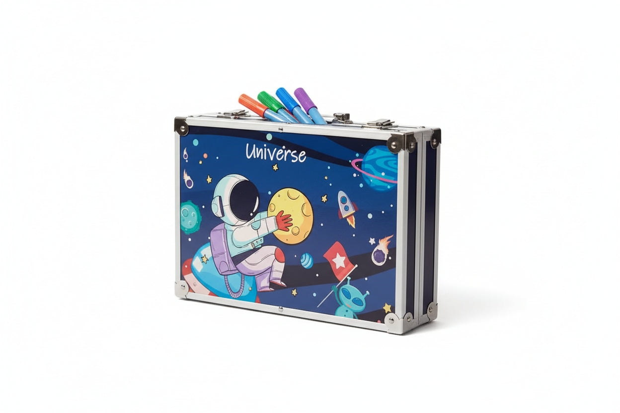 Set De Arte Azul 145 Pzs Kl1029-b Shine