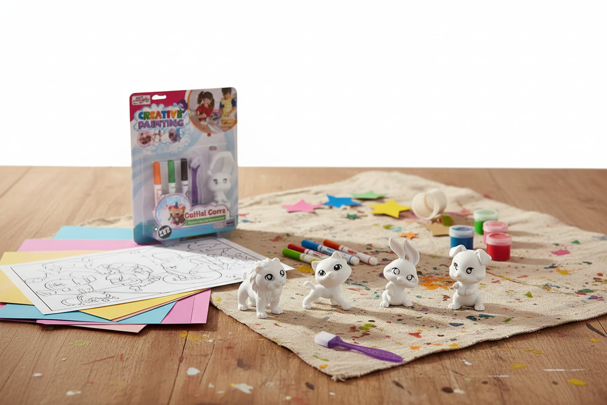 Color My Pets X4 Mascotas Para Pintar Y Lavar 3104776 Shine