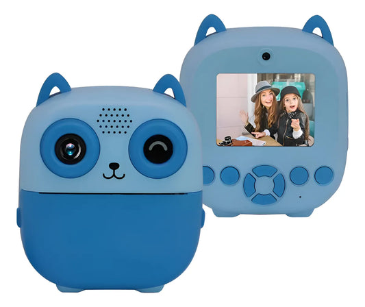 Cámara Instantánea Para Niños Búho Azul S56818 Azul