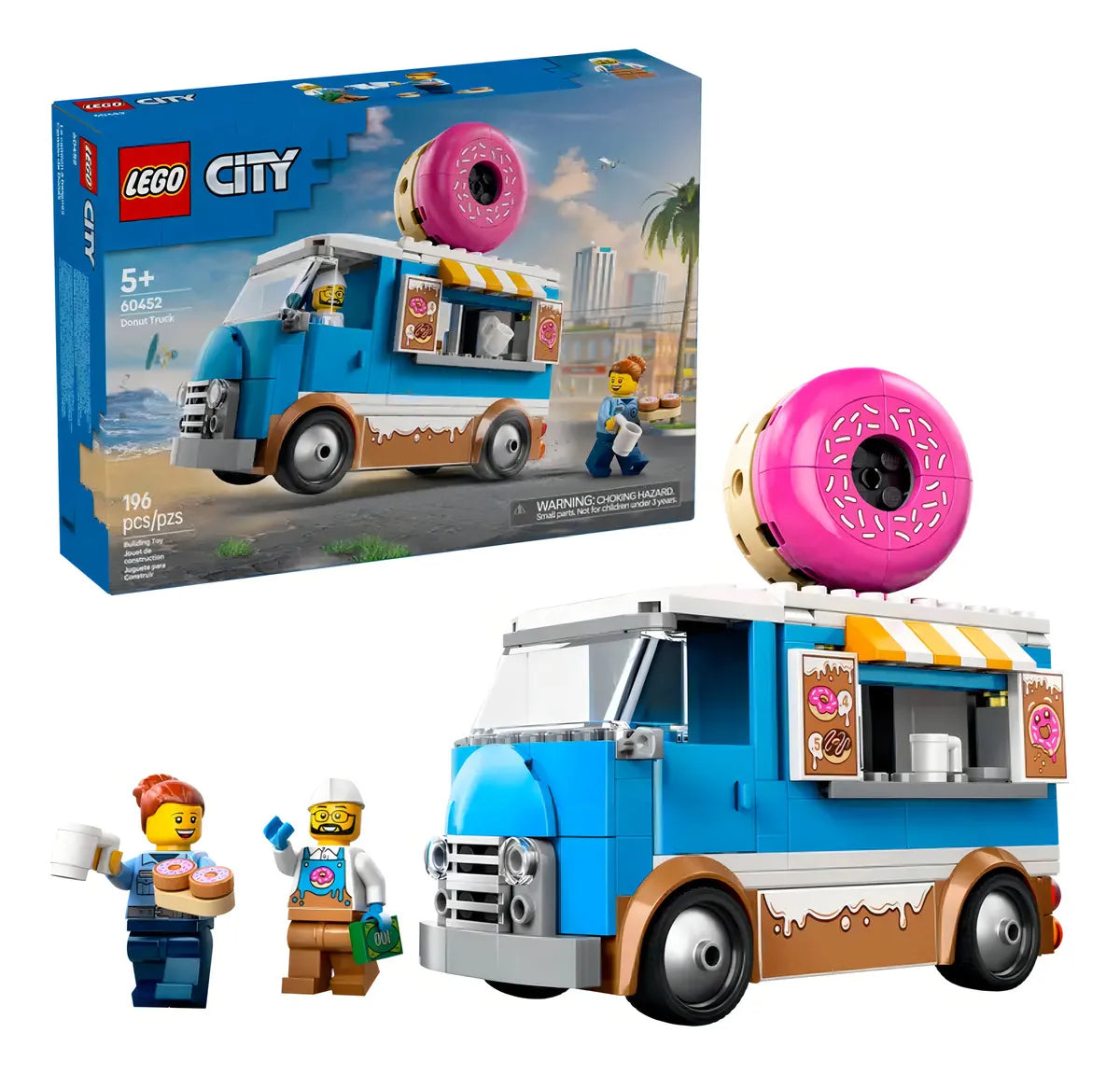 Lego City Camión De Dónuts 60452 196 Lego City