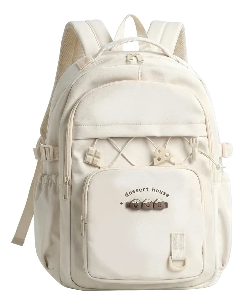 Mochila Escolar Blanca 17 Kl1225 Shine