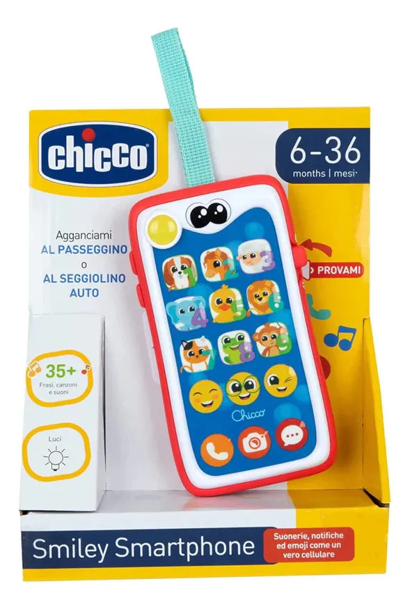 Chicco Smartphone Smiley Didáctico Bilingüe 1116100004