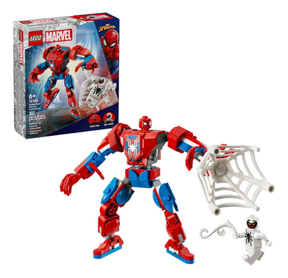 Lego Marvel Armadura Robótica Spider-man Vs Anti-venom 76308