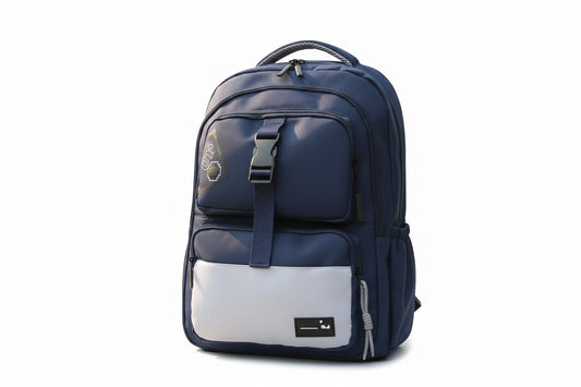 Mochila Escolar Azul 17 Kl1228 Shine Azul