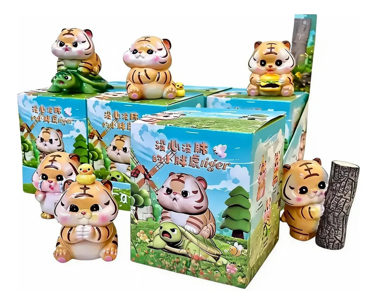 Mini Tigre Figura Coleccionable Sorpresa Shine KL281