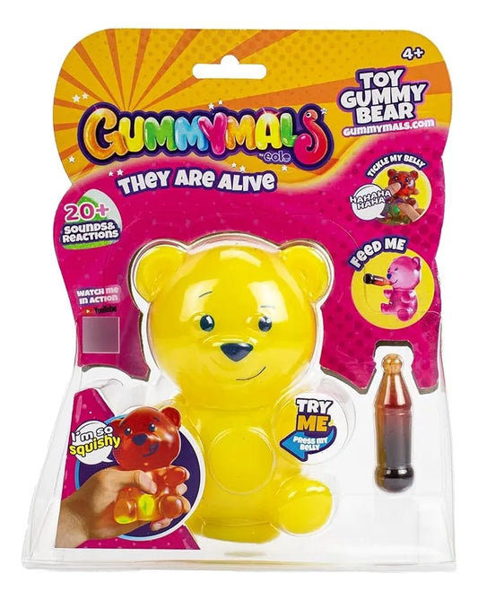Muñeco Gummymals Oso Amarillo Mascota Interactiva Gum001-y