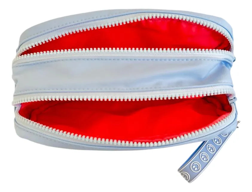 Cartuchera Escolar Doble Cierre Sl2505c Kinderland Celeste