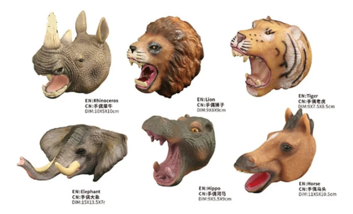 Titere De Mano Animales De La Selva 2187777