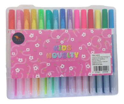 Estuche Microfibras X30 Colores Surtidos Sl6616 Kinderland Multicolor
