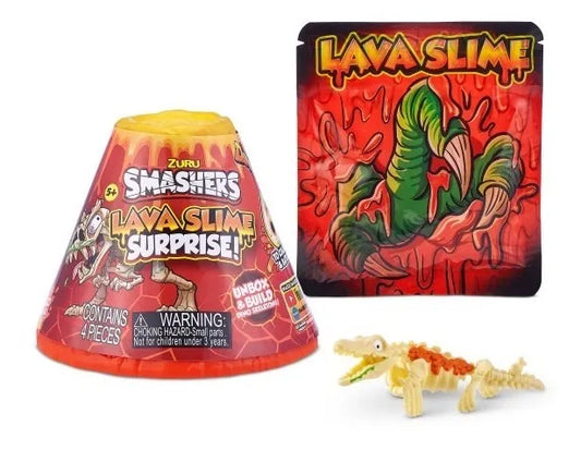 Smashers Volcán Sorpresa Lava Slime Serie 4 7472tq1 Volcán