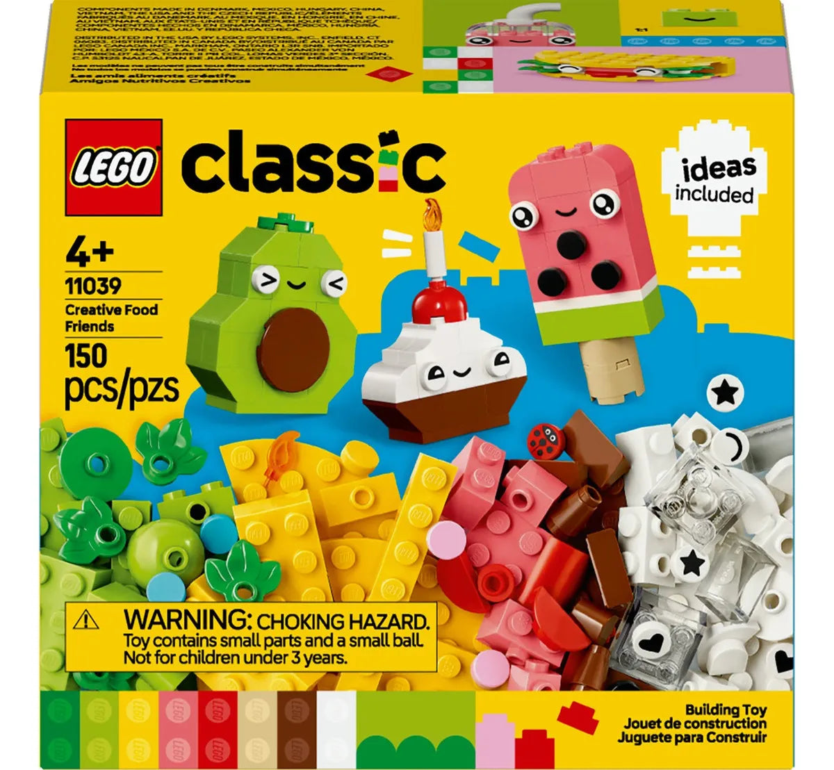 Lego Classic Amigos Nutritivos Creativos 11039