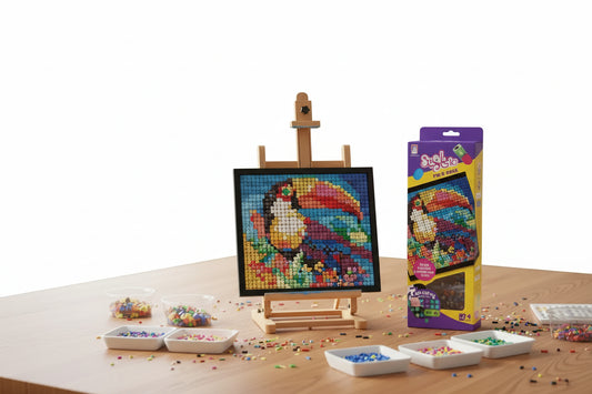 Puzzle Grid Arte En Pixeles Tucán 2000pzs 3104814 Shine