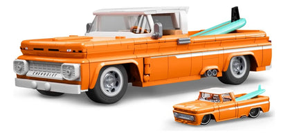 Mattel Brick Shop Bloques Hot Wheels Chevy 62 858 Pzs Jft20 858 Elite Camioneta Chevy