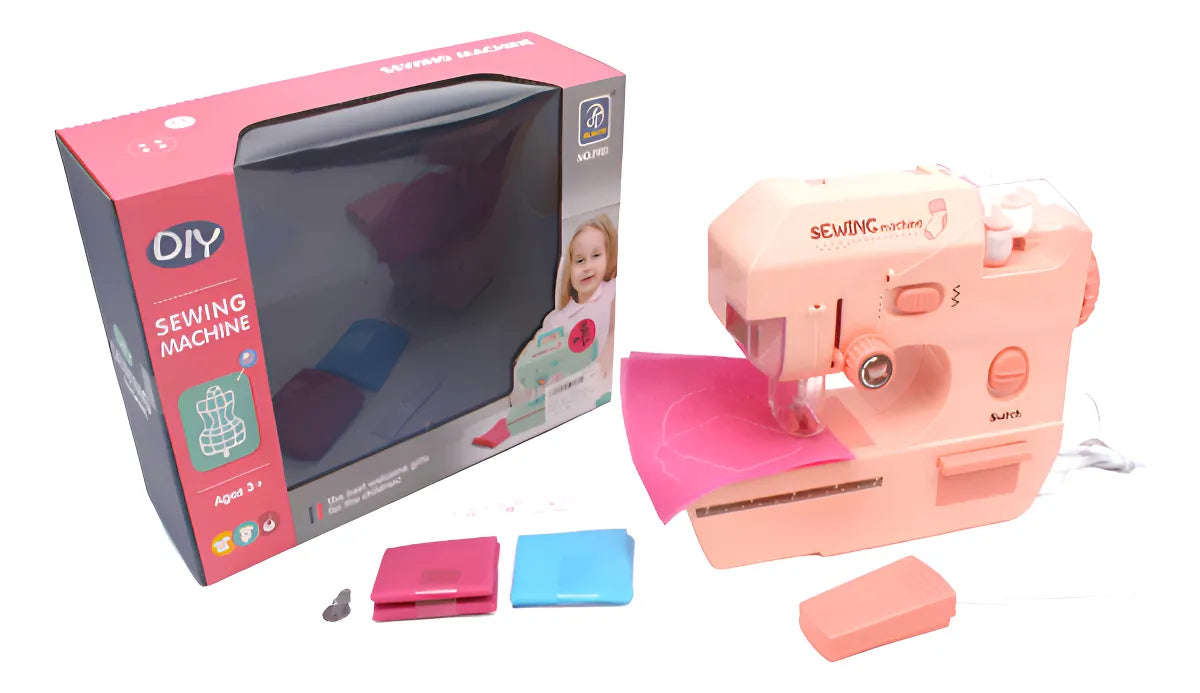 Máquina De Coser De Juguete Diy Sewing Machine 2214481 Rosa Pálido