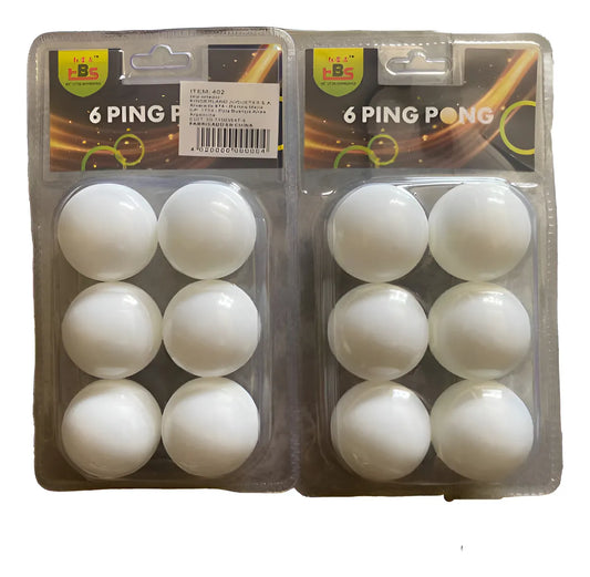 Set Pelotas De Ping Pong X6 402 Shine 402