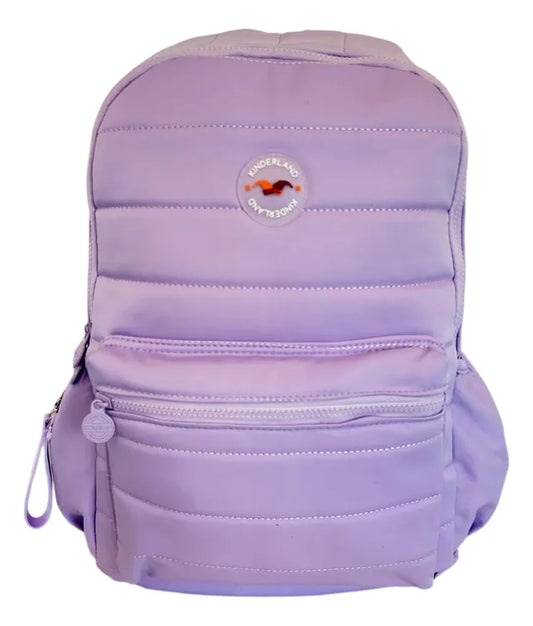 Mochila Espalda 18 Pulgadas Escolar Sl2502l Kinderland Lila