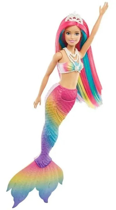 Barbie Dreamtopia Sirena Arcoíris Mágico Mattel Gtf89