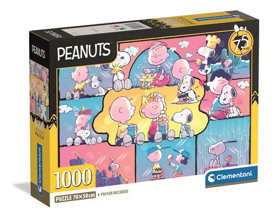 Clementoni Puzzle Peanuts Snoopy 1000 Pzas 37070
