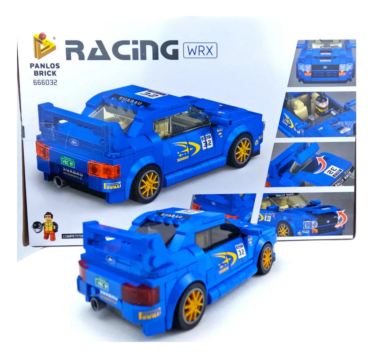 Panlos Brick Speed Champion Sports Racing Car 2050561