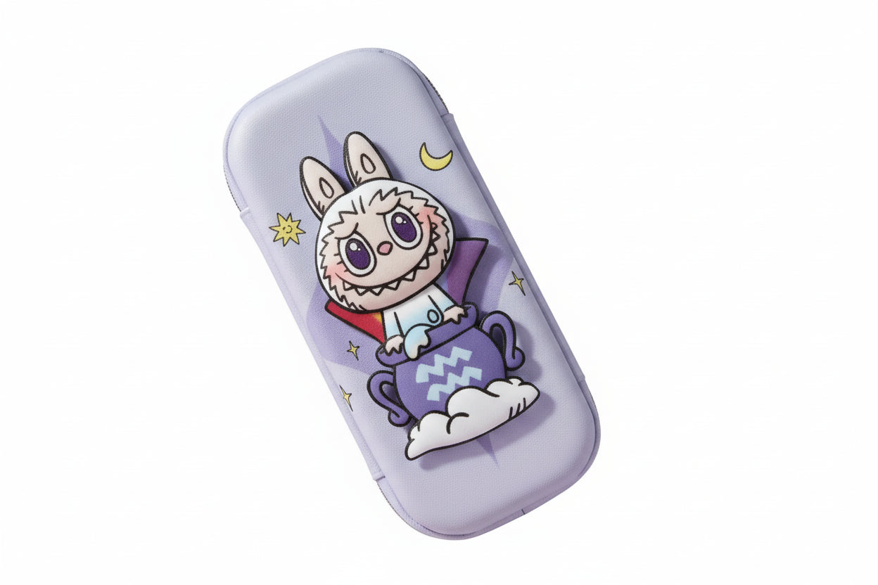Cartuchera 3d Labubu Azul Kl1341 Shine Azul