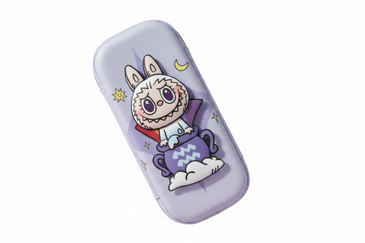 Cartuchera 3d Labubu Azul Kl1341 Shine Azul