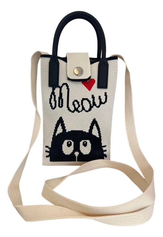 Mini Bandolera Con Broche Y Manijas Sl2303 Shine Crudo-meaw