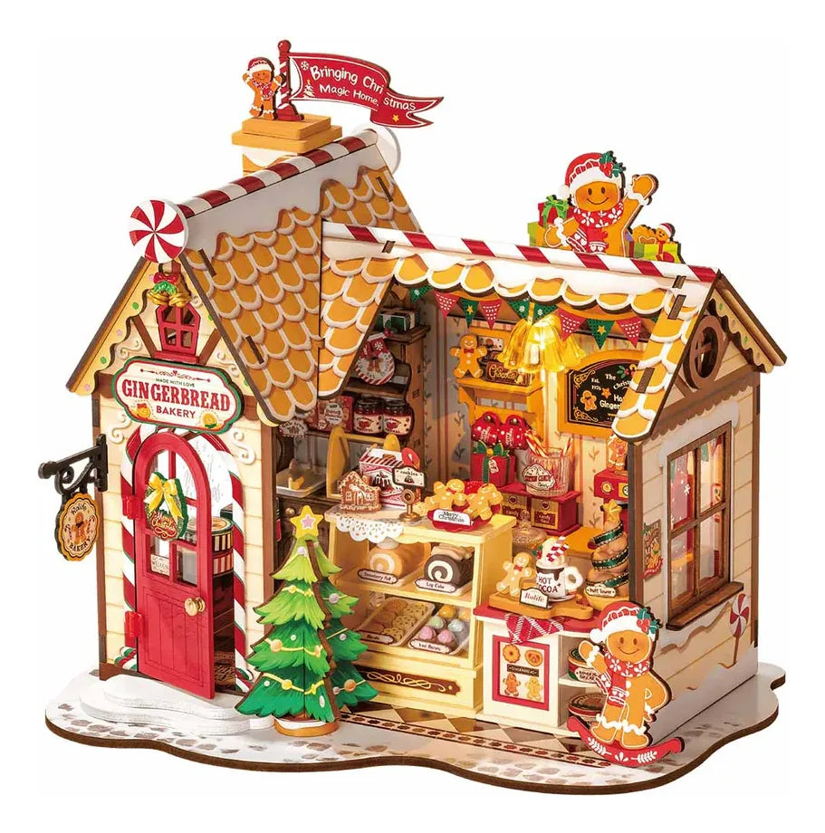 Robotime Rolife Puzzle 3d Casa De Jengibre Dg176