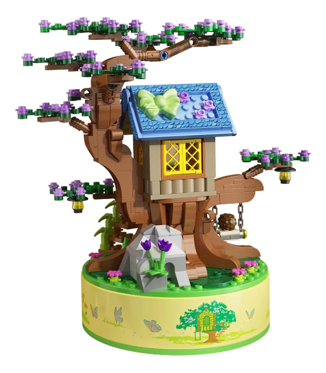 Panlos Bricks Cajita Musical Casa Del Árbol Con Luz 2286211 591