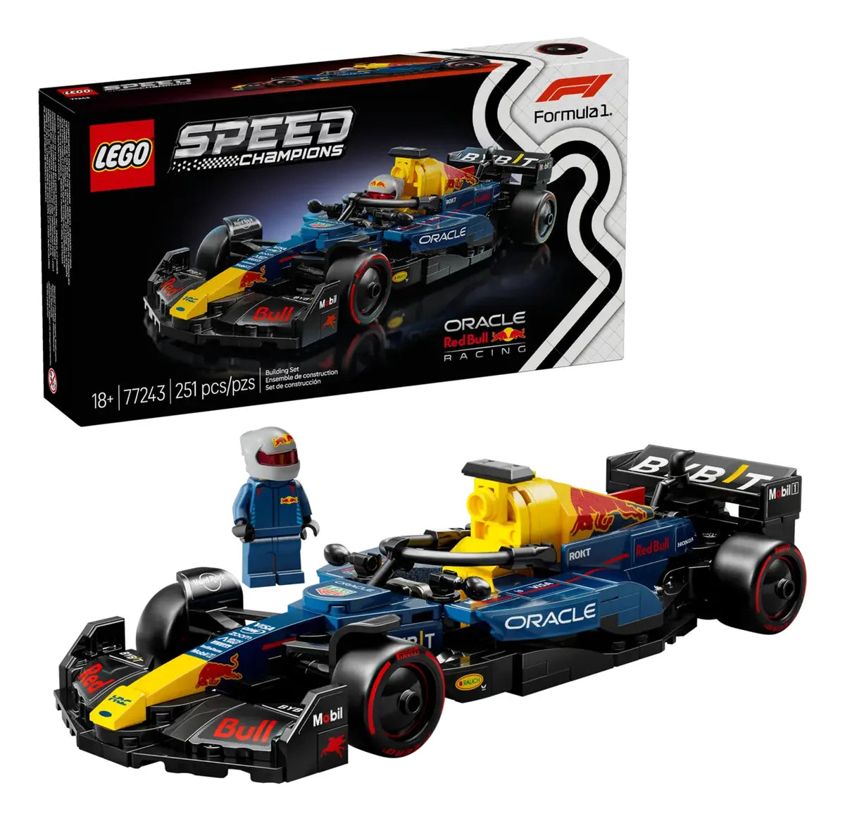 Lego Speed Champions Coche Carreras Red Bull Racing F1 77243