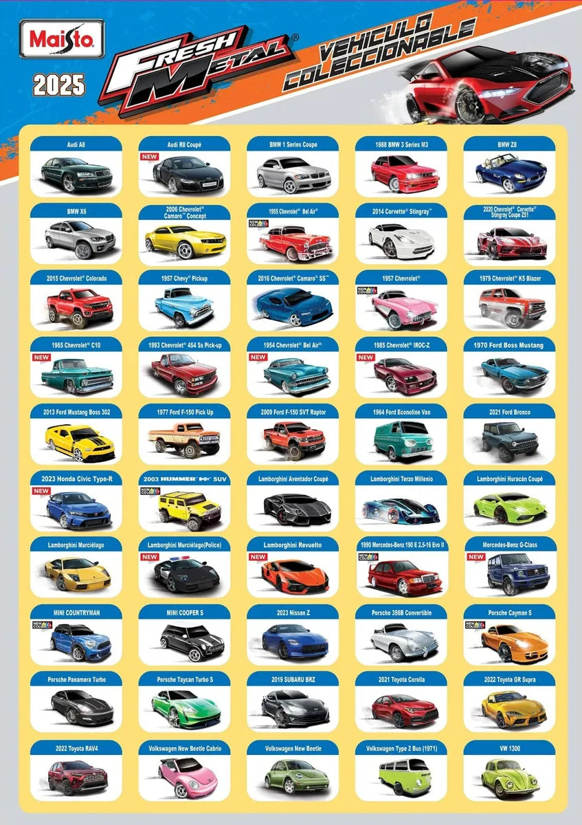Maisto Pack X 100 Autitos Escala 1.64 15079