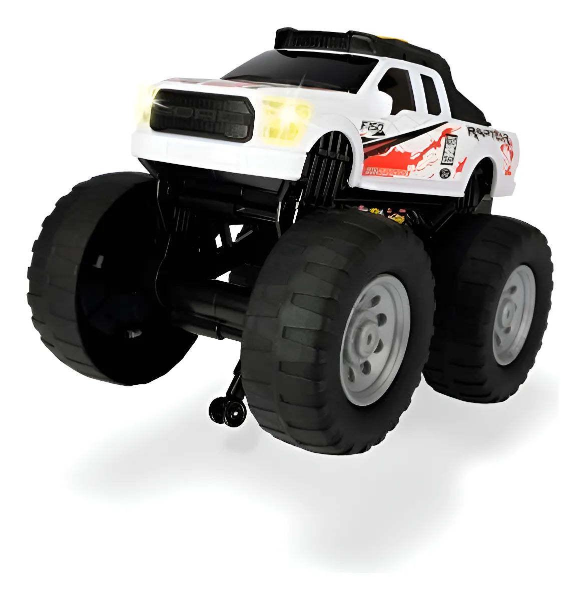 Dickie Toys Camioneta Ford Raptor Wheelie Raiders Blanco