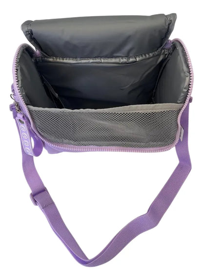 Lunchera Térmica Escolar Con Correa Sl2503l Kinderland Lila