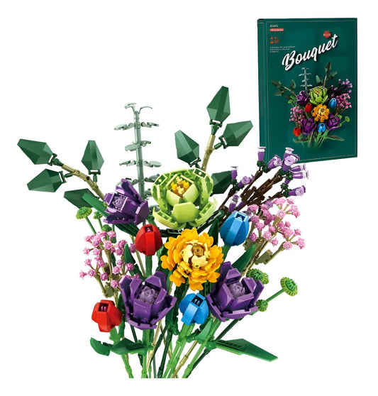 Panlos Brick Bloques Flores Bouquet 2093628