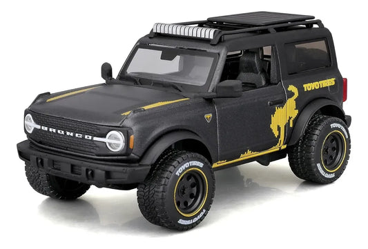 Maisto 1:24 Ford Bronco Off-road 2021 Gris Carbonizado 32541