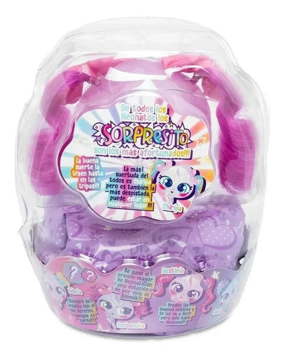 Muñeco Sorpresito Fortunata Lila Distroller 993007