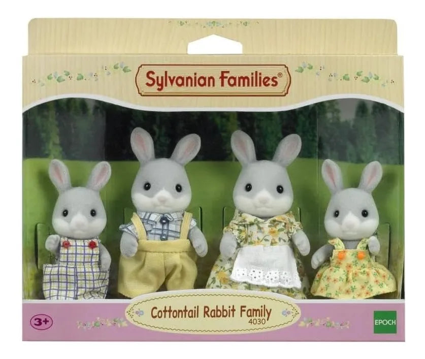 Sylvanian Familia De Conejos Colita De Algodon 4030sy