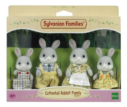 Sylvanian Familia De Conejos Colita De Algodon 4030sy