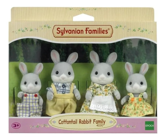 Sylvanian Familia De Conejos Colita De Algodon 4030sy