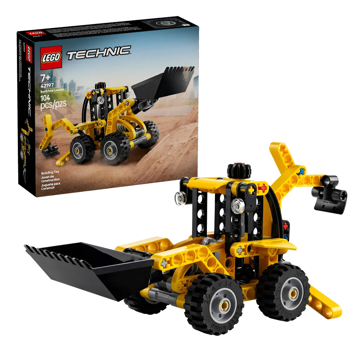 Lego Technic Retroexcavadora 42197 104 Lego Technic