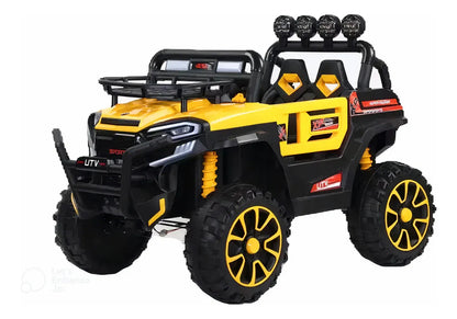 Camioneta A Bateria Jeep Todo Terreno Naranja Dlx-6188 Naranja