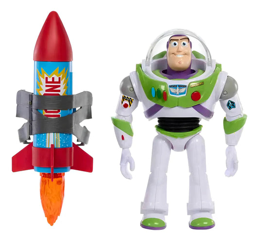 Toy Story Figura Buzz Lightyear Con Cohete 12 Hww14 Mattel